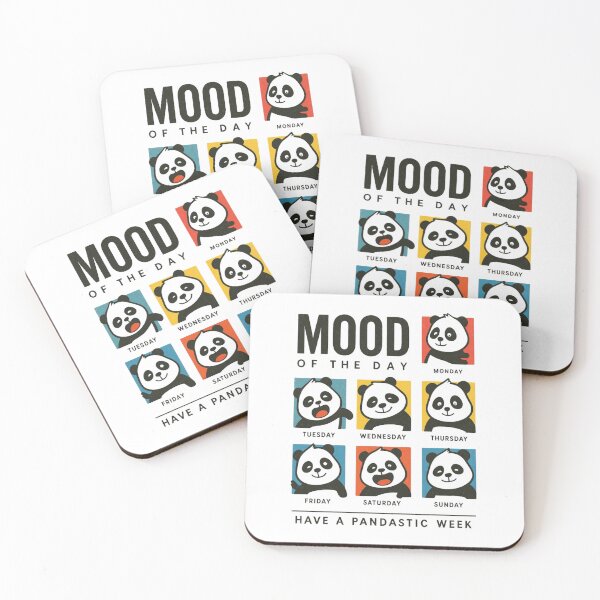Item preview, Kawaii Panda Mood of the Day designed and sold by HBDStudio.