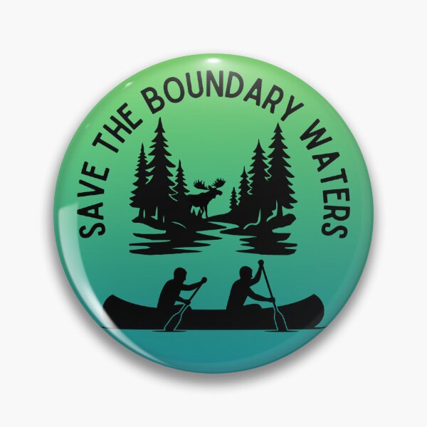 Item preview, Save the Boundary Waters - Canoe Black designed and sold by Indie Author Blueprint.