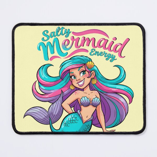 Item preview, Salty Mermaid Energy – Playful Ocean Vibes Design designed and sold by Sea Gem.