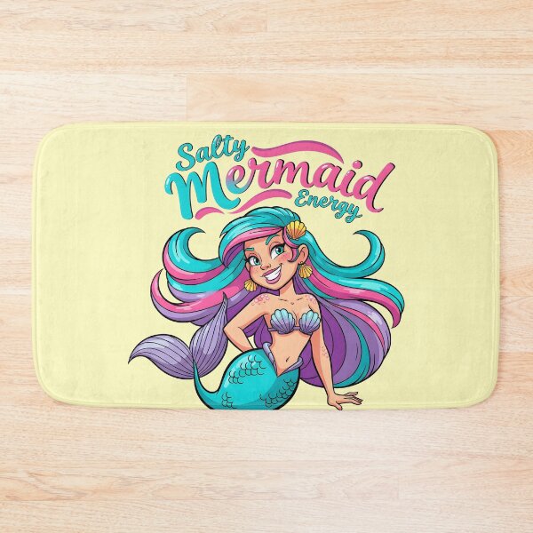 Item preview, Salty Mermaid Energy – Playful Ocean Vibes Design designed and sold by Sea Gem.