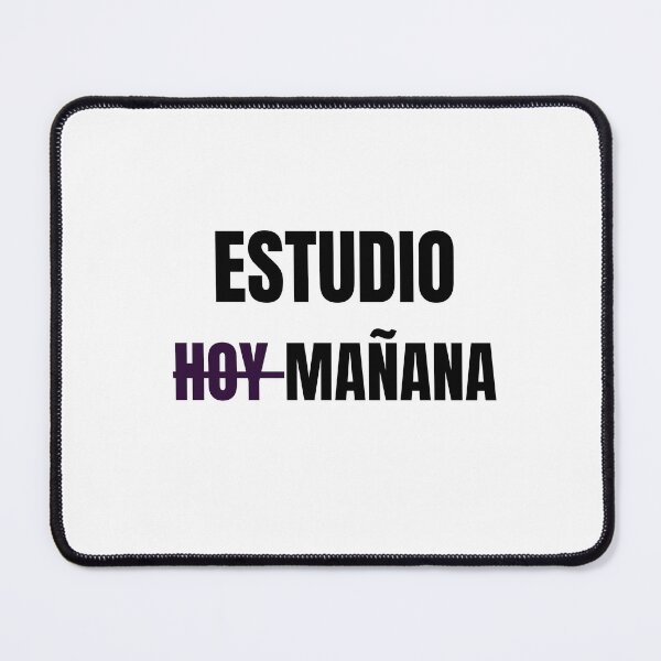 Item preview, Study today crossed out tomorrow phrase procrastination students meme designed and sold by MoodPrintsShop.