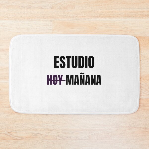 Item preview, Study today crossed out tomorrow phrase procrastination students meme designed and sold by MoodPrintsShop.