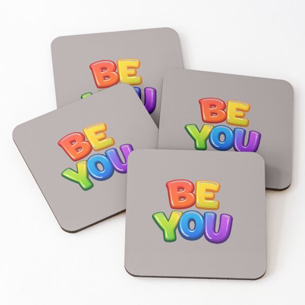 Item preview, Be You Rainbow Pride Typography LGBT Design | Self Expression Pride Gift designed and sold by PoojaArtLab.