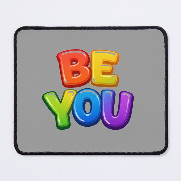Item preview, Be You Rainbow Pride Typography LGBT Design | Self Expression Pride Gift designed and sold by PoojaArtLab.