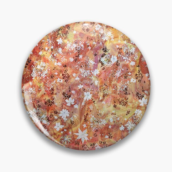 Item preview, Autumn Fire Snowflakes | Bohemian Floral Abstract Pattern designed and sold by CunningMaskPrints.