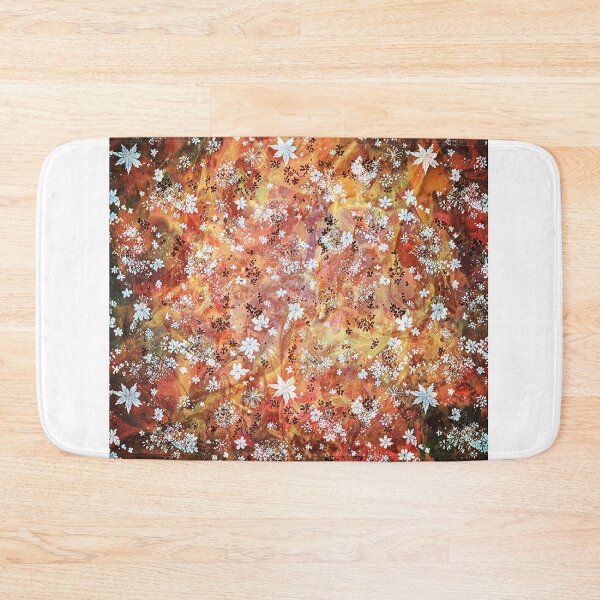Item preview, Autumn Fire Snowflakes | Bohemian Floral Abstract Pattern designed and sold by CunningMaskPrints.