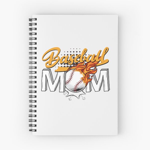 Artikelvorschau, Baseball Mom Flaming Ball Sports Design entworfen und verkauft von UltraView.