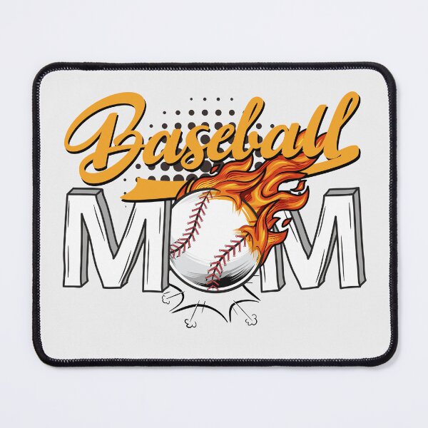 Item preview, Baseball Mom Flaming Ball Sports Design designed and sold by UltraView.