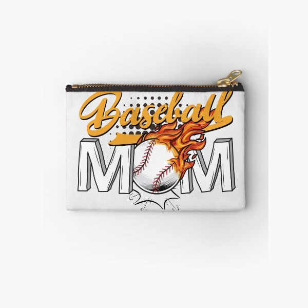 Item preview, Baseball Mom Flaming Ball Sports Design designed and sold by UltraView Designs.