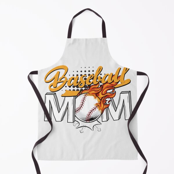 Artikelvorschau, Baseball Mom Flaming Ball Sports Design entworfen und verkauft von UltraView.