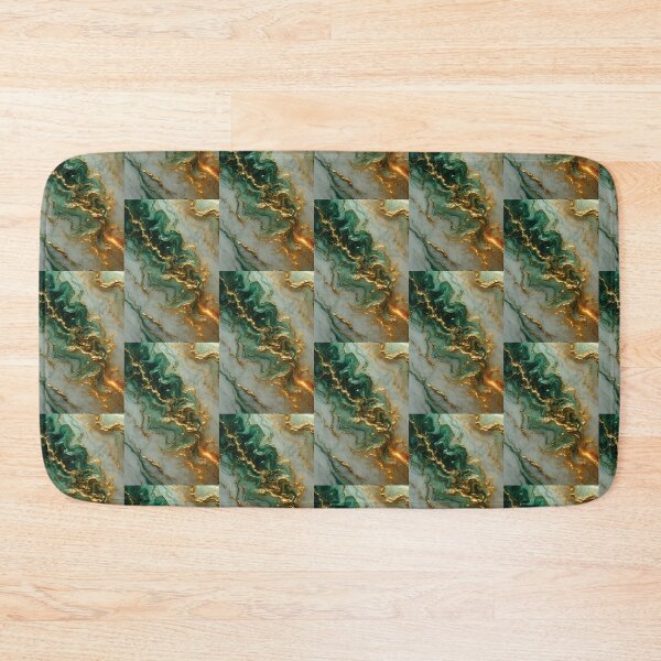 Item preview, Luxury Emerald Green and Gold Alcohol Ink designed and sold by Pixel Prism Studio.
