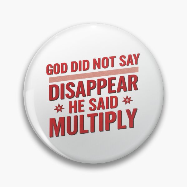 Item preview, God Did Not Say Disappear, He Said Multiply designed and sold by Virtue Village Kids.