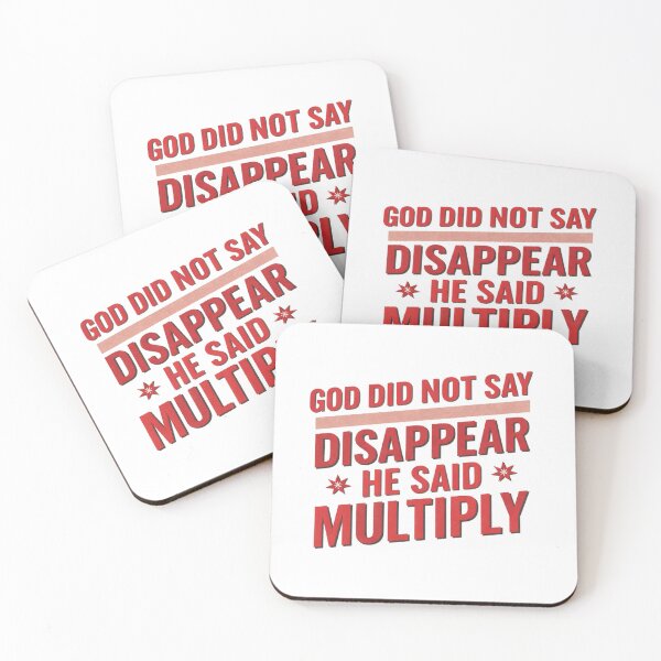 Item preview, God Did Not Say Disappear, He Said Multiply designed and sold by Virtue Village Kids.