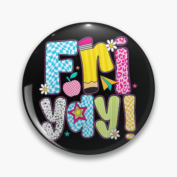 Item preview, Fri-Yay Happy Friday Funny Weekend Teacher Back to School designed and sold by ElaineOSantamar.