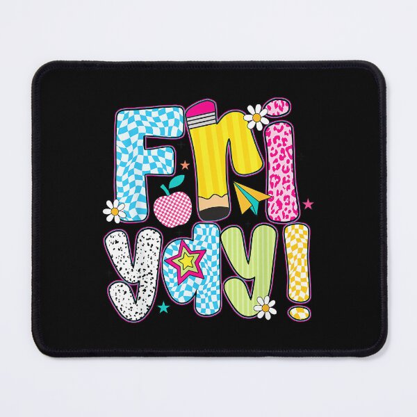 Item preview, Fri-Yay Happy Friday Funny Weekend Teacher Back to School designed and sold by ElaineOSantamar.