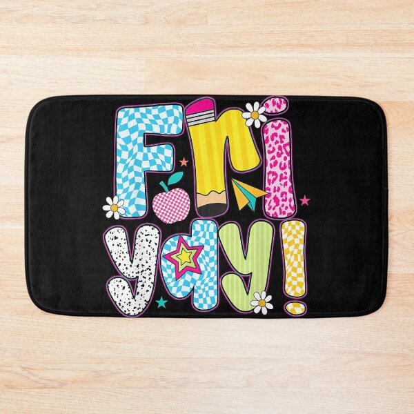 Item preview, Fri-Yay Happy Friday Funny Weekend Teacher Back to School designed and sold by ElaineOSantamar.