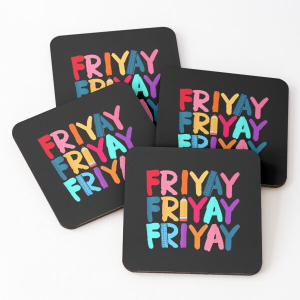 Item preview, Fri-Yay Happy Friday Funny Weekend Teacher Back To School designed and sold by ElaineOSantamar.
