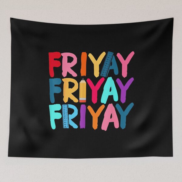 Item preview, Fri-Yay Happy Friday Funny Weekend Teacher Back To School designed and sold by ElaineOSantamar.