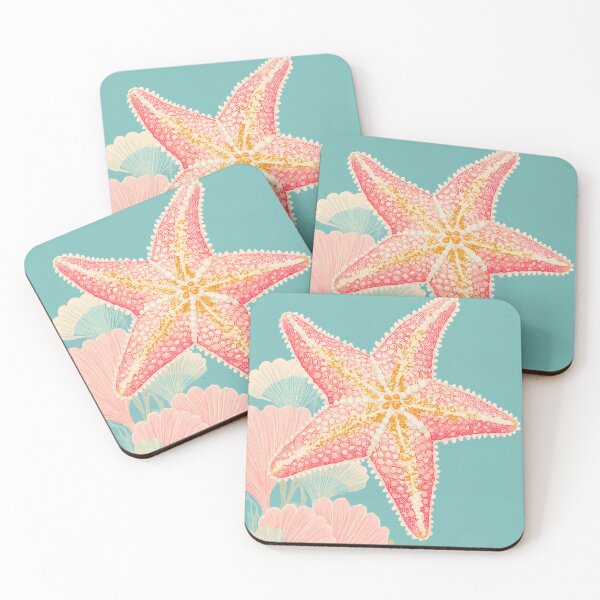 Item preview, Starfish Illustration – Minimal Ocean Coastal Design with Beach Aesthetic designed and sold by BobaBunny76.