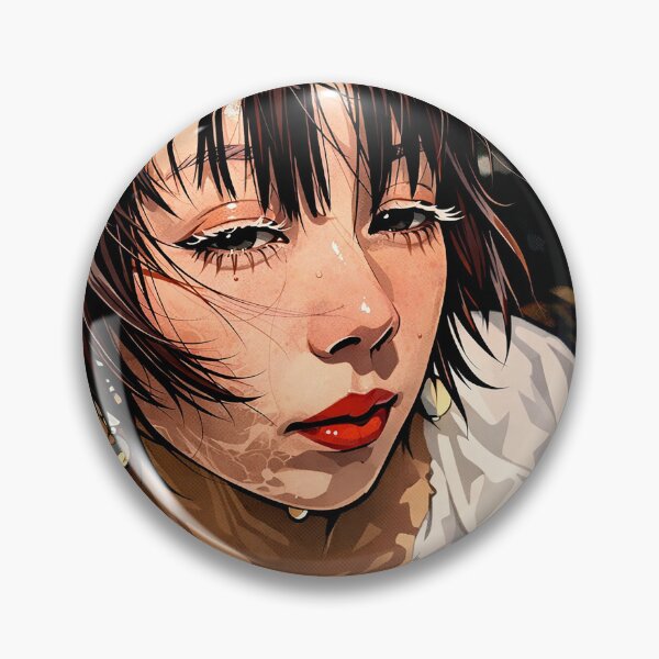 Item preview, Crimson Touch in Water – Anime Style Wet Portrait with Red Nails and Liquid Light designed and sold by clipboxjp.