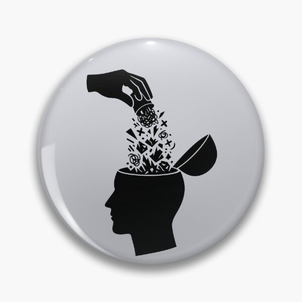 Item preview, Mind Is Not a Trash Can – Minimalist Mental Boundaries MIND ECOLOGY Illustration designed and sold by PERSPECTIVERED.