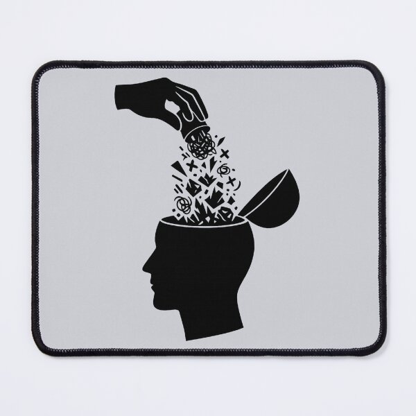 Item preview, Mind Is Not a Trash Can – Minimalist Mental Boundaries MIND ECOLOGY Illustration designed and sold by PERSPECTIVERED.