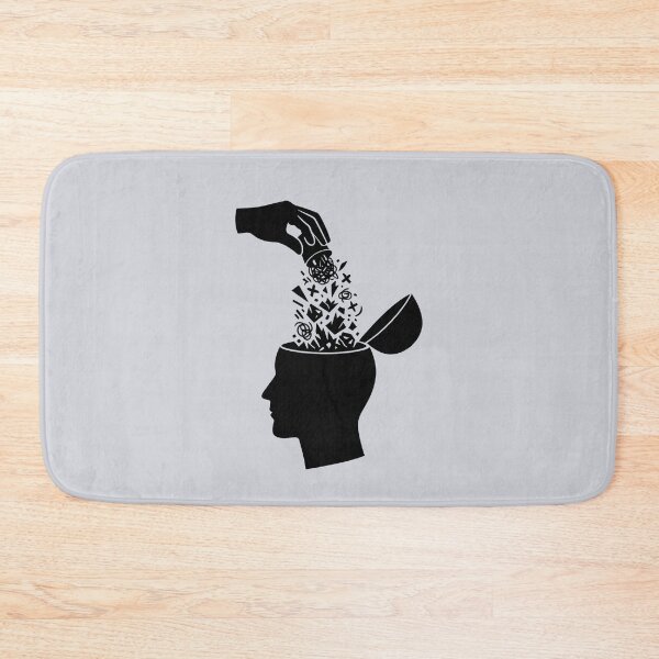 Item preview, Mind Is Not a Trash Can – Minimalist Mental Boundaries MIND ECOLOGY Illustration designed and sold by PERSPECTIVERED.