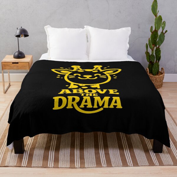 Item preview, Cute Giraffe Above The Drama Funny Animal Quote Minimalist Design designed and sold by JonelCrafts.