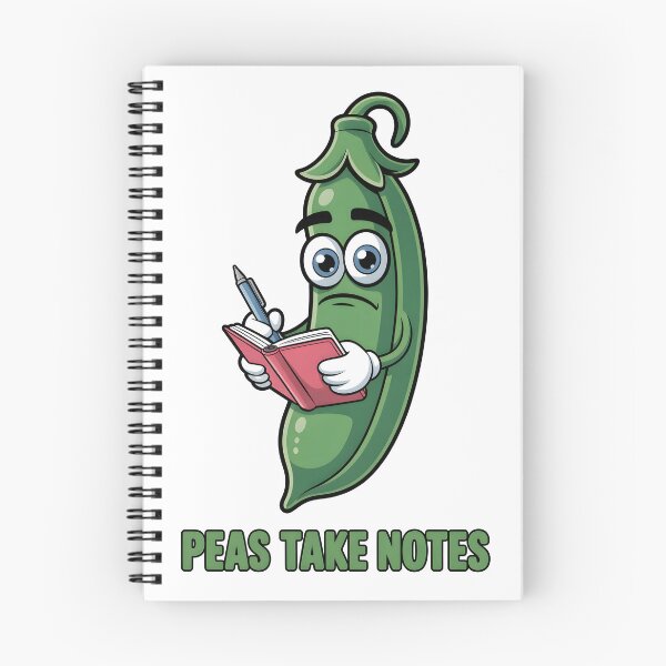 Item preview, Peas Take Notes - Sugar Pea Pod designed and sold by Museum Of Non-Existing Art.