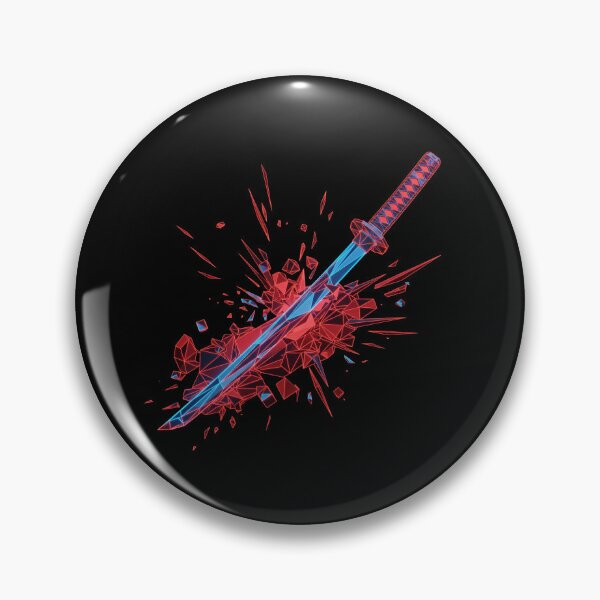 Item preview, Minimal But Deadly Samurai Slash designed and sold by Stickersdevelop.