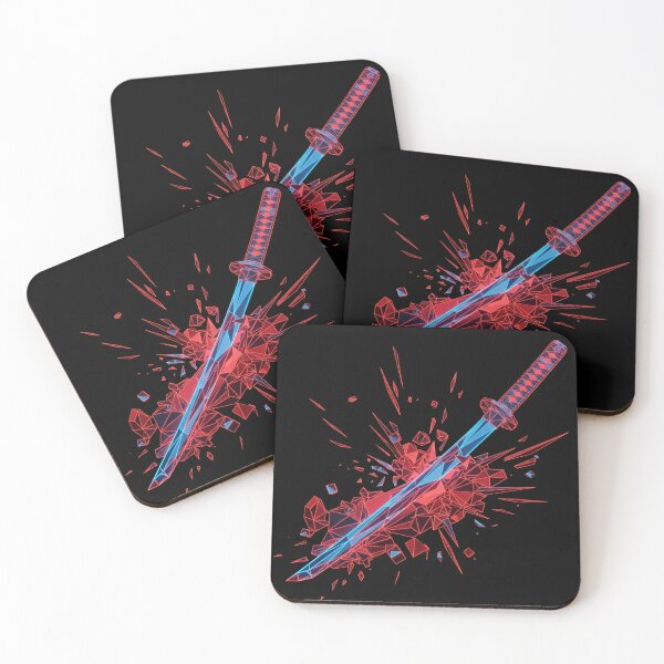 Item preview, Minimal But Deadly Samurai Slash designed and sold by Stickersdevelop.