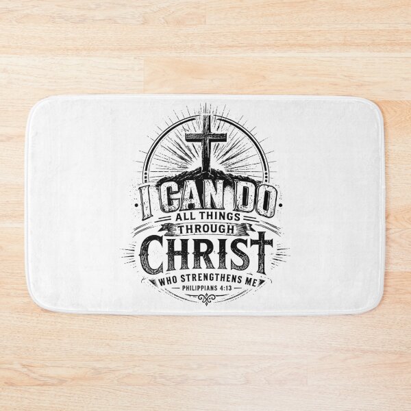 Item preview, I Can Do All Things Through Christ Shirt Christian Bible Verse Philippians 4:13 Faith T-Shirt designed and sold by Billium Halder.