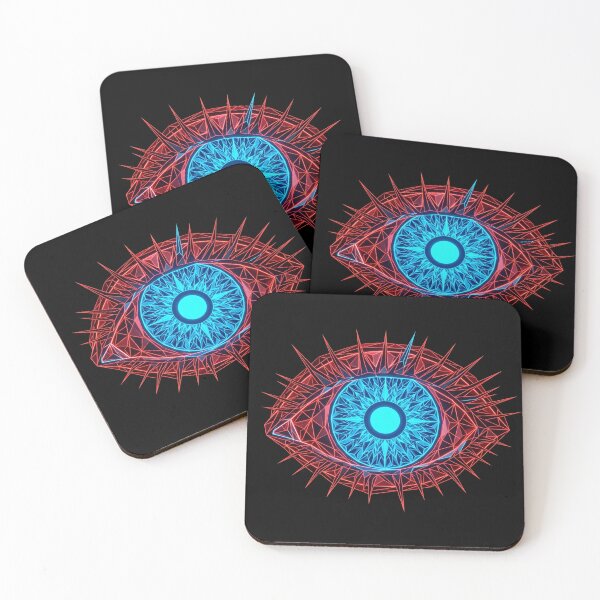 Item preview, Glowing Eye in Darkness designed and sold by Stickersdevelop.