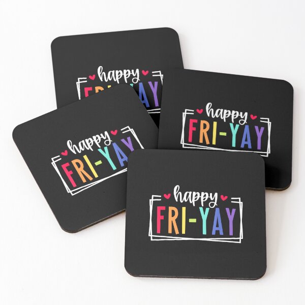 Item preview, Happy Fri-Yay Funny Friday Funny Teacher T-Shirt for Men Women designed and sold by ElaineOSantamar.