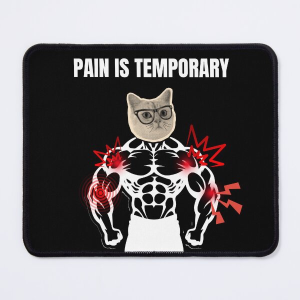 Item preview, ron Cat - Funny Bodybuilding Motivation Art designed and sold by poomfitshirt.