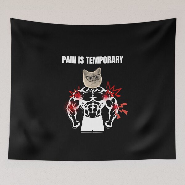 Item preview, ron Cat - Funny Bodybuilding Motivation Art designed and sold by poomfitshirt.