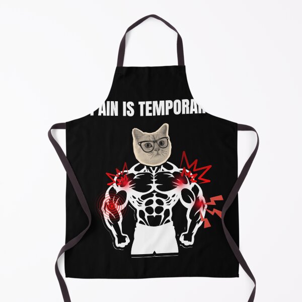 Item preview, ron Cat - Funny Bodybuilding Motivation Art designed and sold by poomfitshirt.