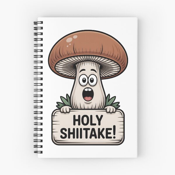 Item preview, Holy Shiitake Funny Mushroom designed and sold by Museum Of Non-Existing Art.