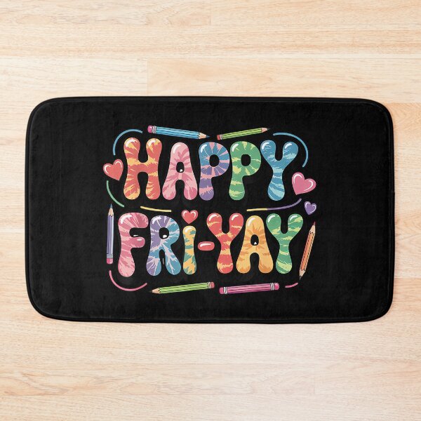 Item preview, Happy Fri-Yay Teacher Fry Yay Funny Friday Weekend designed and sold by ElaineOSantamar.