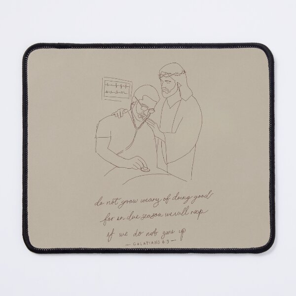 Item preview, JESUS COMFORTING HEALTHCARE WORKER designed and sold by Olive Sedrak.