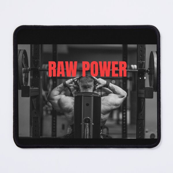 Item preview, Raw Power - Realistic Bodybuilder Bodybuilding Flexing Muscle Art designed and sold by poomfitshirt.