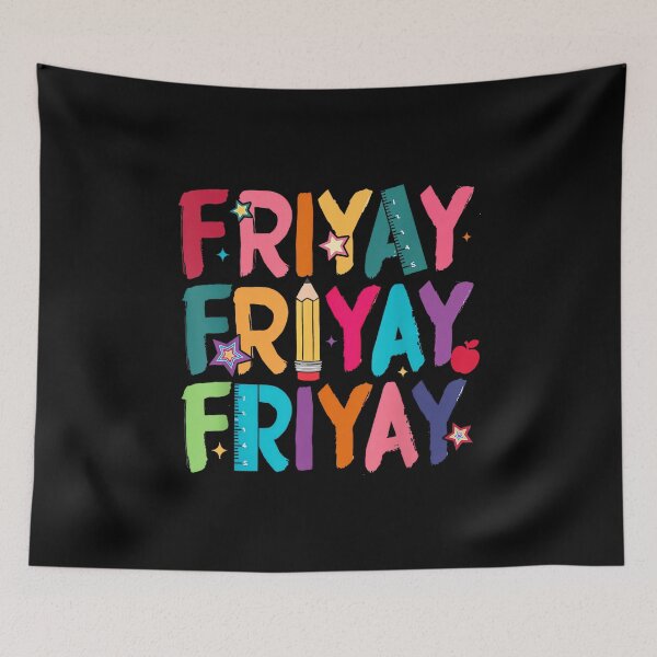 Item preview, Happy Fri-Yay Teacher Fry Yay Friday Weekend Cute Fri-Yay designed and sold by ElaineOSantamar.
