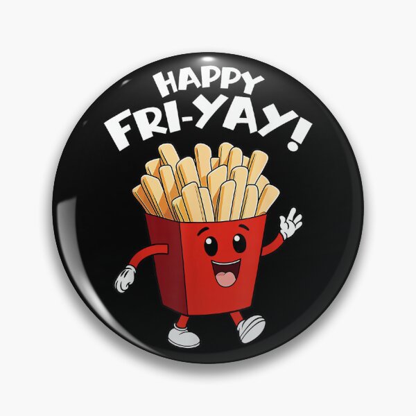 Item preview, Happy Fri-Yay Funny Cute Teacher Friday French Fry designed and sold by ElaineOSantamar.