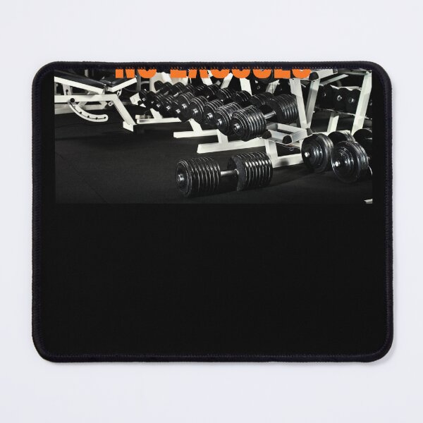 Item preview, No Excuses - Dumbbell Rack Gym Photography Art designed and sold by poomfitshirt.