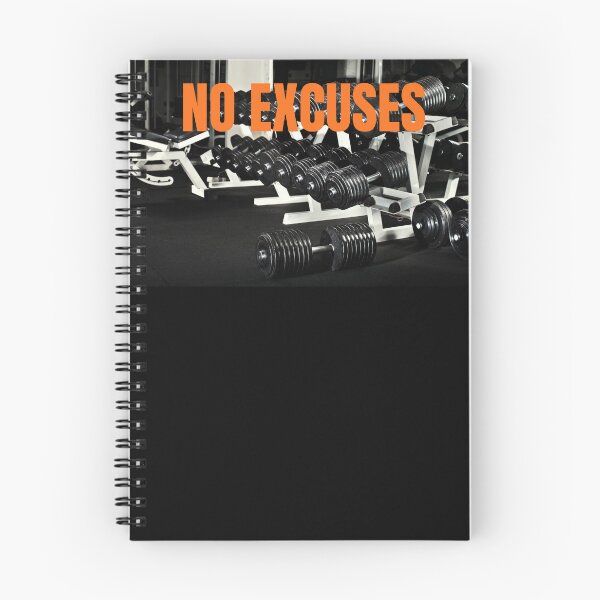 Item preview, No Excuses - Dumbbell Rack Gym Photography Art designed and sold by poomfitshirt.