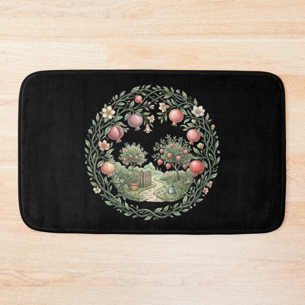 Item preview, Secret Pomegranate Garden Mandala designed and sold by MoonSoul Studio.