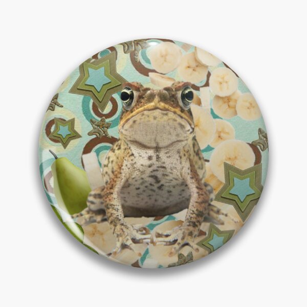 Item preview, Maximalist banana pear frog designed and sold by FunkyBugz.