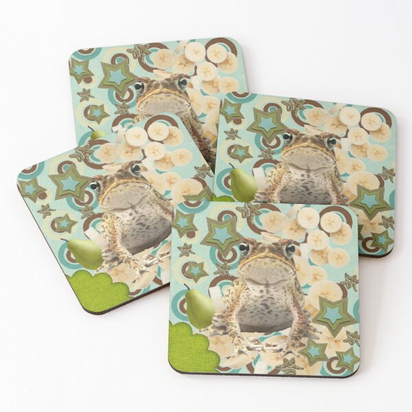 Item preview, Maximalist banana pear frog designed and sold by FunkyBugz.