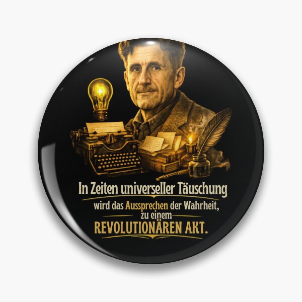 Item preview, Orwell Quote - Truth is a Revolutionary Act designed and sold by KI-Kunstwerk.