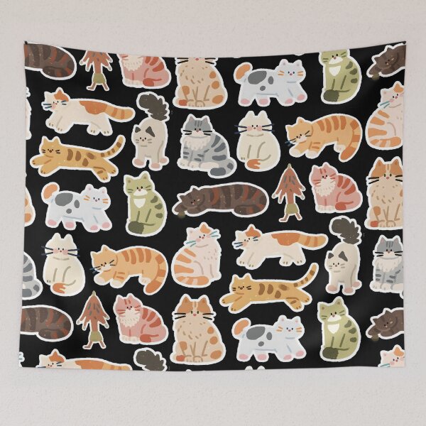 Item preview, Adorable kitten patterns  designed and sold by xiao xuans.